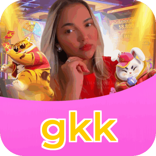 Plataforma gkk mostrando interface moderna, jogos certificados e recursos de segurança licenciados